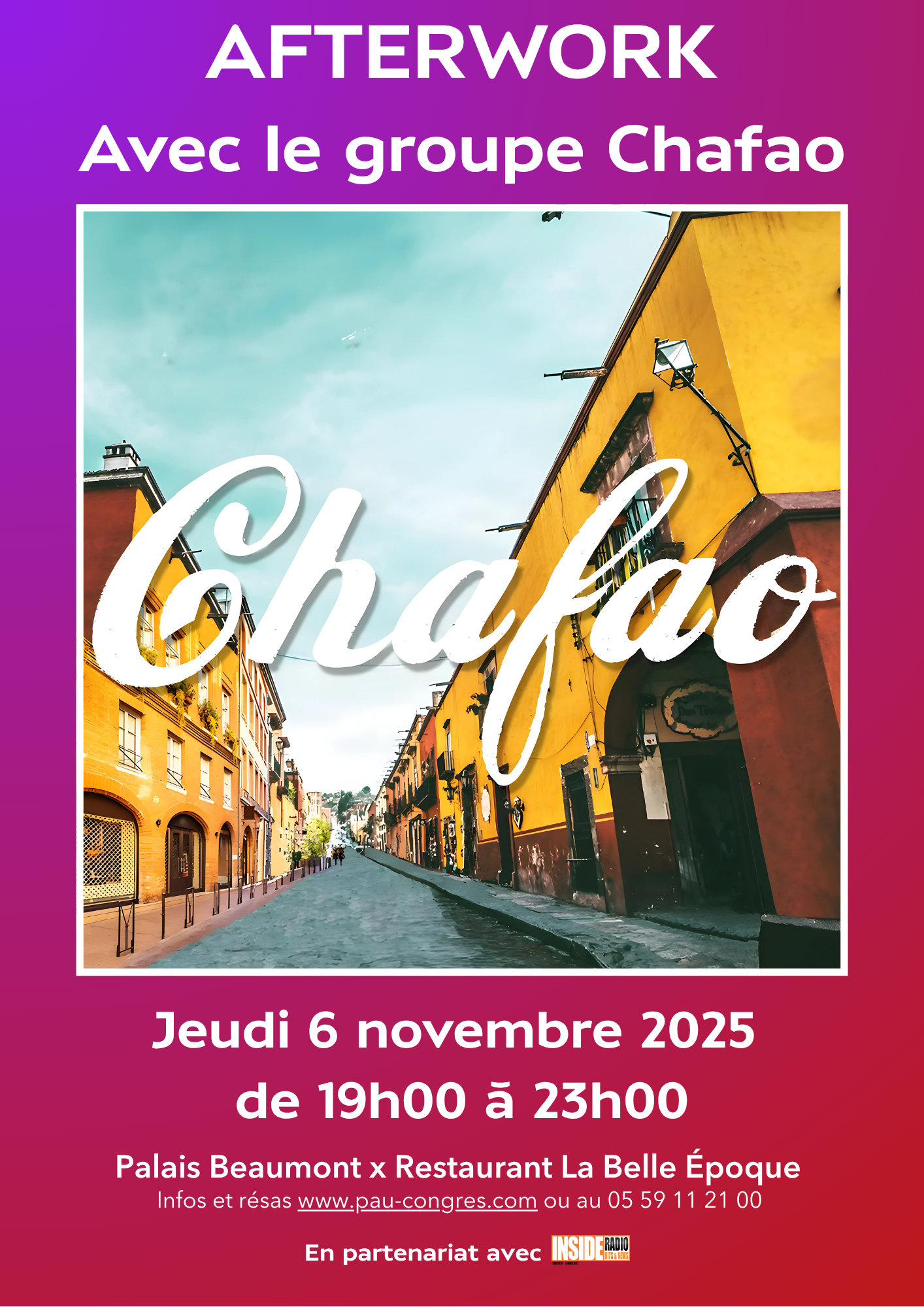AFTERWORK AVEC LE GROUPE CHAFAO