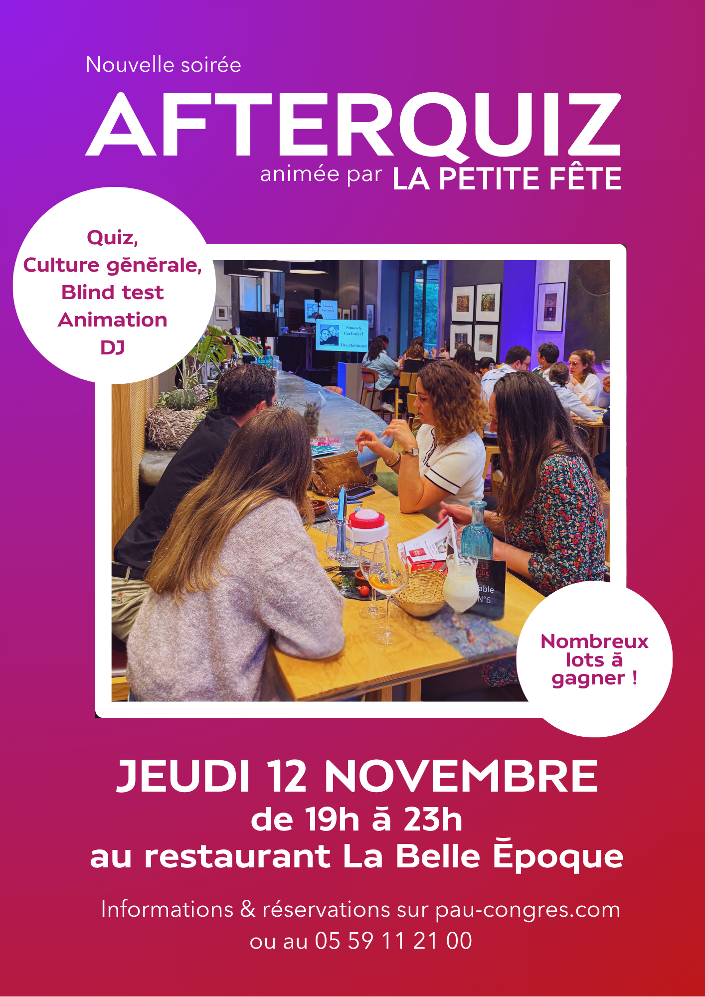 SOIRÉE AFTER QUIZ